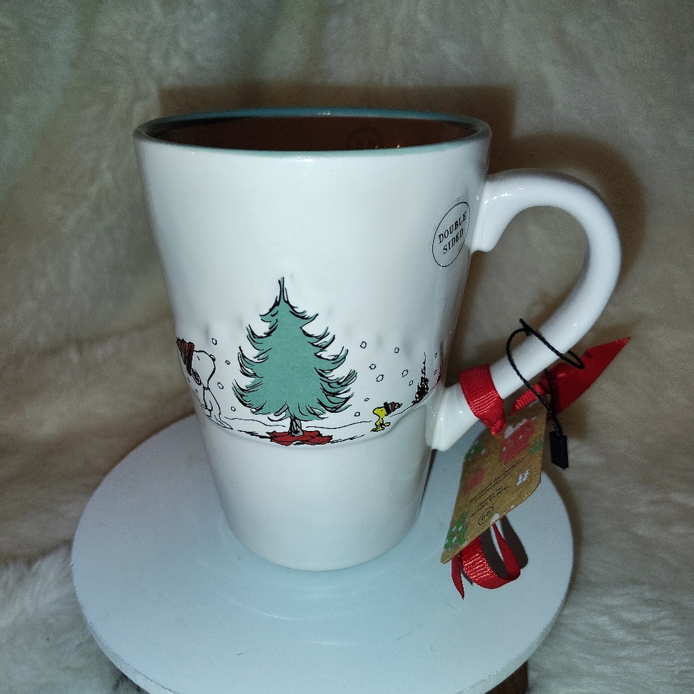 Rae Dunn Christmas Cheer Snoopy Mug